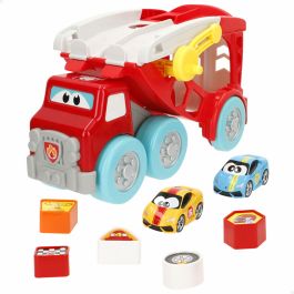 Camión Portavehículos y Coches 8 Piezas (2 Unidades)
