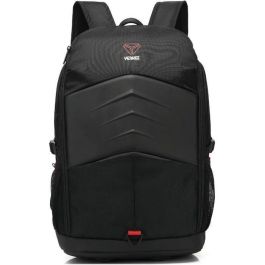 Yenkee YBB 1503 Mochila de Transporte SHIELD para ordenador portátil gaming de 15,6 pulgadas, resistente y con compartimento protector