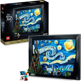 Lego Ideas 21333 Vincent Van Gogh - Lienzo de la Noche Estrellada Lámina Artística 3D - 2316 Piezas Precio: 174.49999996. SKU: B1FPE9H74T
