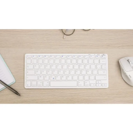 Bluestork Teclado TKL Bluetooth Recargable para Mac - Blanco BLU3760162067743