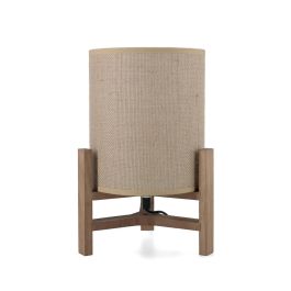 Lámpara Madera y Lino con Cable Nora Vinthera 19x30 cm_Tulipa 17 cm Precio: 22.94999982. SKU: B12KQJ7YFE