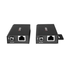 Lindy Extensor USB 2.0 Cat.6 de 100m con 2 Puertos y Alimentación PoC, Negro
