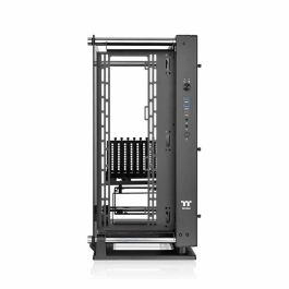 Thermaltake Core P3 TG Pro Caja de PC Midi Tower Negra con Cristal Templado, Compatible con Fuentes PS2, Soporta Discos 2.5/3.5"