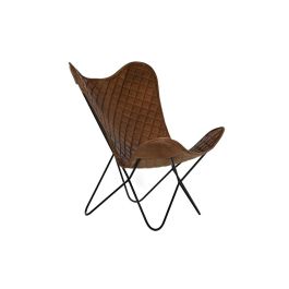 Silla Vintage DKD Home Decor Marron 75 x 91 x 76 cm