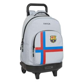 Mochila Escolar con Ruedas F.C. Barcelona Gris (33 x 45 x 22 cm) Precio: 59.69000059. SKU: S4307265