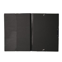 Carpeta Liderpapel Gomas Folio Sencilla Pvc Azul