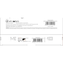 Inde Mesita Auxiliar Madera y Metal Black Moblekit, 40 x 30 x 50 cm (4 Unidades)