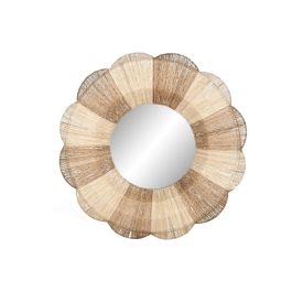 Espejo de pared Home ESPRIT Marrón Natural Boho 87 X 8 X 87 CM Espejo de pared Home ESPRIT Marrón Natural Boho 87 X 8 X 87 CM Precio: 102.50000024. SKU: B1FYMNND5E