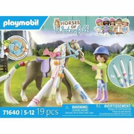 Playmobil Set Caballo Colorear con Rotuladores Lavables CRAYOLA