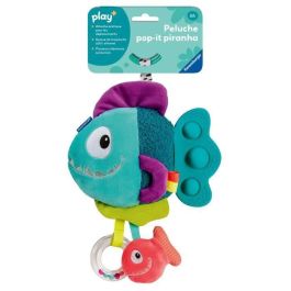 Ravensburger -PLAY + - Peluche pop-it piraña azul - Desde el nacimiento - Versión francesa - 34016 Ravensburger -PLAY + - Peluche pop-it piraña azul - Desde el nacimiento - Versión francesa - 34016