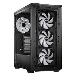 be quiet! Pure Base 501 LX Black Midi Tower PC Negro con Iluminación Multi y Filtro Anti-polvo