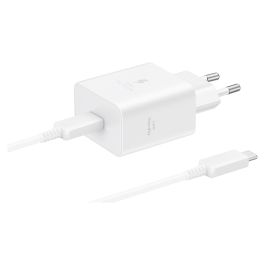 Samsung Cargador Rápido 45W EP-T4511 con Cable USB-C Blanco Super Fast Charging 2.0