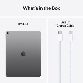 Apple iPad Air 13" Wi-Fi 6E 1TB/8GB RAM M3 Gris Espacio - Tableta Potente con Apple Pencil Pro y iPadOS 18