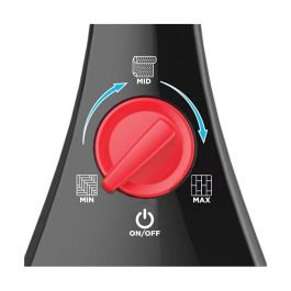 Vileda Steam Plus - Limpiador a Vapor Portátil, 1550 W, 0.4 L, 25 g/min Vapor Continuo, Negro, con Cepillo Triangular