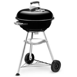 Weber Compact Kettle Barbacoa de Carbón Ø47 cm, para 6 personas, cuerpo acero esmaltado, rejilla de cocción cromada, Color Negro Precio: 119.98999969. SKU: B13Y67Y88J