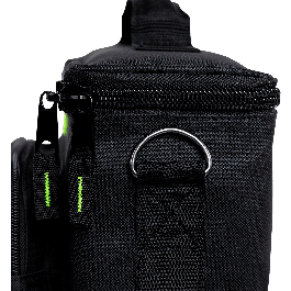 SBG Funda de Transporte Acolchada de Nylon 600D para 4 Micrófonos con Correa y Bolsillo Exterior - 33x21x15.25cm