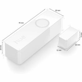 Philips Hue Sensor de contacto - PHI1701429668987 - Seguro y fácil instalación con control por aplicación - Blanco
