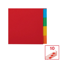 Separadores Esselte Multicolor Cartón (10 Unidades)