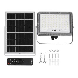 Foco proyector solar slim 200 W 1.800lm 6.500k