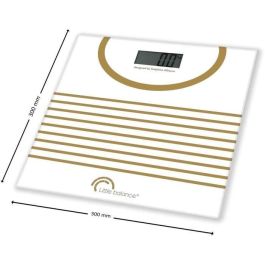 Little Balance LIT3760240783305 Báscula Personal Digital Mariniere Gold para Baño, Medición de Peso hasta 180 kg con Precisión de 100 g