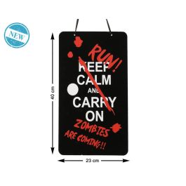 Cartel Precaución Rojo 40x23 cm para Decoración de Terror Halloween, ideal para Fiestas y Casas Encantadas Precio: 0.90000042. SKU: B1FXAFYVNW