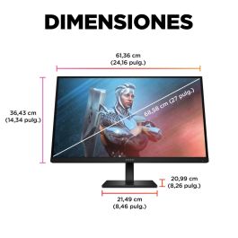 Monitor Gaming HP 780F9E9#ABB Full HD 27"