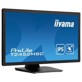 iiyama ProLite T2452MSC-B1 Monitor Táctil 24" FHD IPS 1920x1080 5ms HDMI DP USB-C Negro