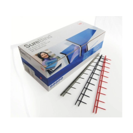 Gbc Puas Surebind 25mm Peine Blanco Caja de 100 Peines para Encuadernacion A4