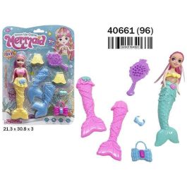 Figura sirenitas, cola quita y pon en 3 colores 21.3x30.8x8 cm Precio: 2.50000036. SKU: B1E2QZQYR3