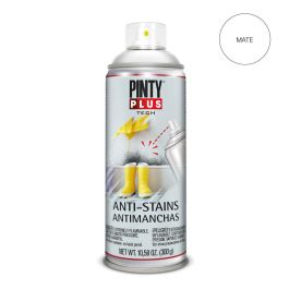 Pinty Plus Pintura en spray tech antimanchas 520cc X101 Blanco mate alta cubrición