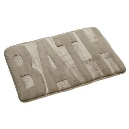 Alfombra de baño Versa Bath Beige Algodón (40 x 60 cm) Precio: 7.49999987. SKU: S3410342