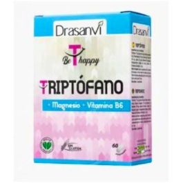 DRASANVI Triptófano con Magnesio y Vitamina B6 60 Comprimidos. Suplemento alimenticio vegano para función psicológica. Precio: 13.9499998. SKU: B18D9S6YD7