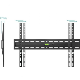 TOOQ SOPORTE FIJO PARED PANTALLAS 37"-86", NEGRO