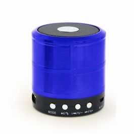 Altavoz Bluetooth Portátil GEMBIRD SPK-BT-08-B Negro/Azul 3 W 4 W Precio: 7.49999987. SKU: B1JFRKG8DE