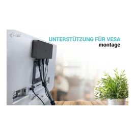 Dockstation i-Tec CADUAL4KDOCKPD2 Negro