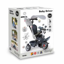 Smoby SMO741503 Triciclo Baby Driver Gris