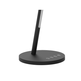 Q-connect Lámpara de Escritorio LED 6W 360 lm Táctil 3 Niveles Luz Nocturna Cabeza Orientable Negro