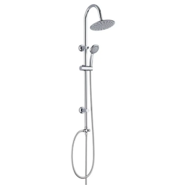Edouard Rousseau Columna de ducha sin grifo Dunedin cromo ABS ø 200 mm Acero Inoxidable ø 22 mm Flexible 1.50 m Ducha Mano 5 Chorros Precio: 61.94999987. SKU: B18BVWFJ3J
