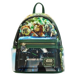 Loungefly Star Wars El Retorno del Jedi Mochila de Piel Vegana 22.5x25x11.25cm Precio: 57.95000002. SKU: B1CZWT7C7M