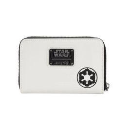 Loungefly Star Wars Cartera Lenticular Stormtrooper Billetera 15x10cm Piel Vegana Cremallera Bronce Ranuras Tarjetas DNI Forro