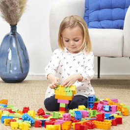 Ecoiffier Bolsa Tubo Brick - Abrick - 50 Piezas - A Partir de 18 Meses