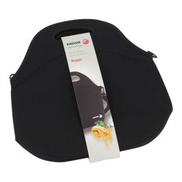 Fagor Bolsa Porta Alimentos Baggy Neopreno Negro 30 x 17 x 30 cm Aislante Térmico Asa Bandolera