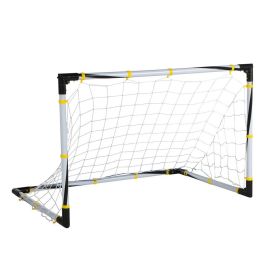 Color Baby Portería de Fútbol Plegable 90x59x59 cm con Pelota e Hinchador, Material Plástico y Poliéster para Niños +3 Años Color Baby Portería de Fútbol Plegable 90x59x59 cm con Pelota e Hinchador, Material Plástico y Poliéster para Niños +3 Años