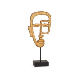 Cara con Base Oro Giftdecor 19.5x38x10.5 cm - Poliresina (4 Unidades) Cara con Base Oro Giftdecor 19.5x38x10.5 cm - Poliresina (4 Unidades)