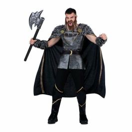 Disfraz jefe vikingo capa, túnica, cinturón, manguitos y cubrebotas talla XXL Disfraz jefe vikingo capa, túnica, cinturón, manguitos y cubrebotas talla XXL
