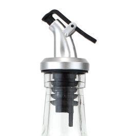Anna Aceitera de Vidrio 250 ml con Tapon ABS, 4.8 cm x 24.5 cm x 4.8 cm (12 Unidades)