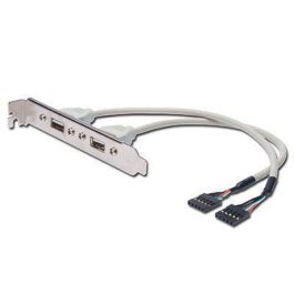 Digitus USB Slot Bracket cable, 2x type A-2x5pin IDC F/F, 0.25m, USB 2.0 compatibel, be Precio: 4.49999968. SKU: B16GJEGKG7