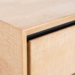 Escritorio Natural-Negro Madera-Metal 150 X 40 X 74 cm