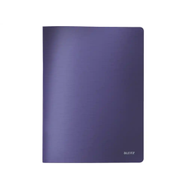 Leitz Carpeta Escaparate Style 40 Fundas Polipropileno Tapa Rígida DIN A4 Color Azul Titan