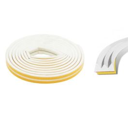 Geko Burlete de Caucho tipo E Blanco 9 mm x 6 m para Aislamiento y Sellado de Puertas y Ventanas Autoadhesivo Precio: 2.50000036. SKU: B1CMFTJ3H7